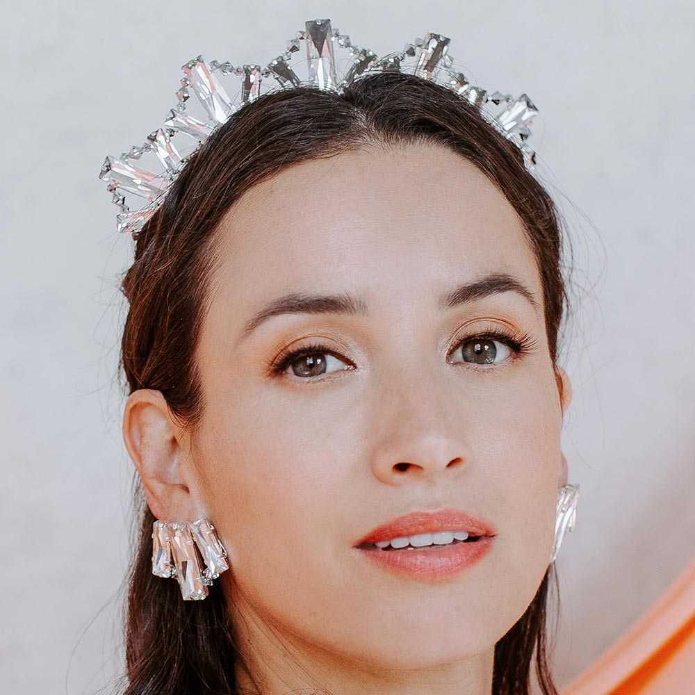 Kara bridal crystal crown