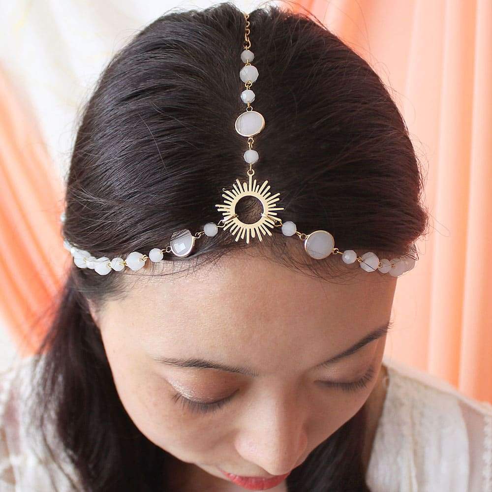 Alula Bohemian Head Chain from top