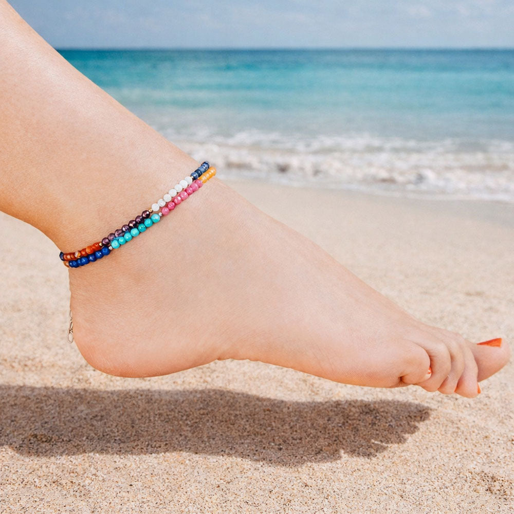 Endless Summer Bundle - Beach Anklet & Earrings Set
