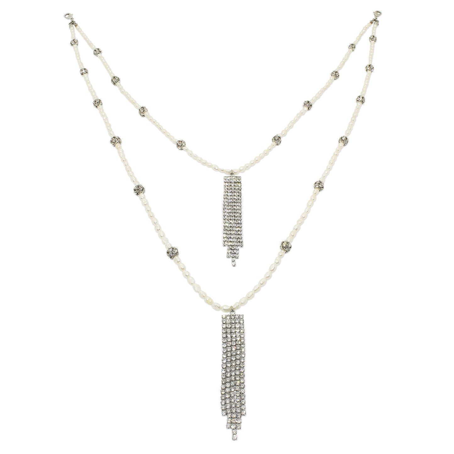 Tempest Freshwater Pearl Backdrop Necklace