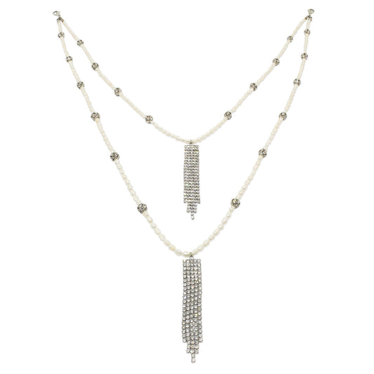 Tempest Freshwater Pearl Backdrop Necklace