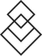 Cynthier diamond logo in black