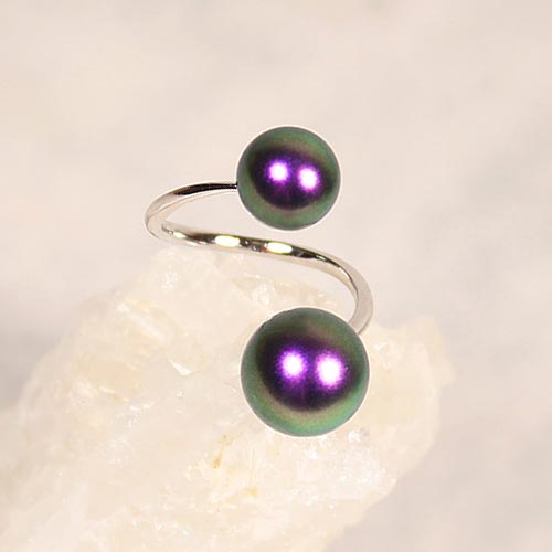 Calypso Modern Pearl Wrap Ring