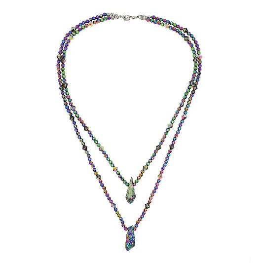 Ecca Beaded Stone Multi-Strand Necklace