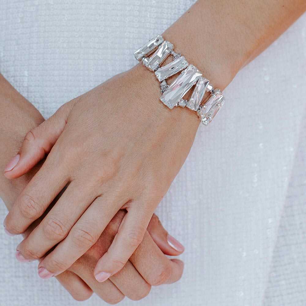 Kara Rectangle Crystal Bracelet