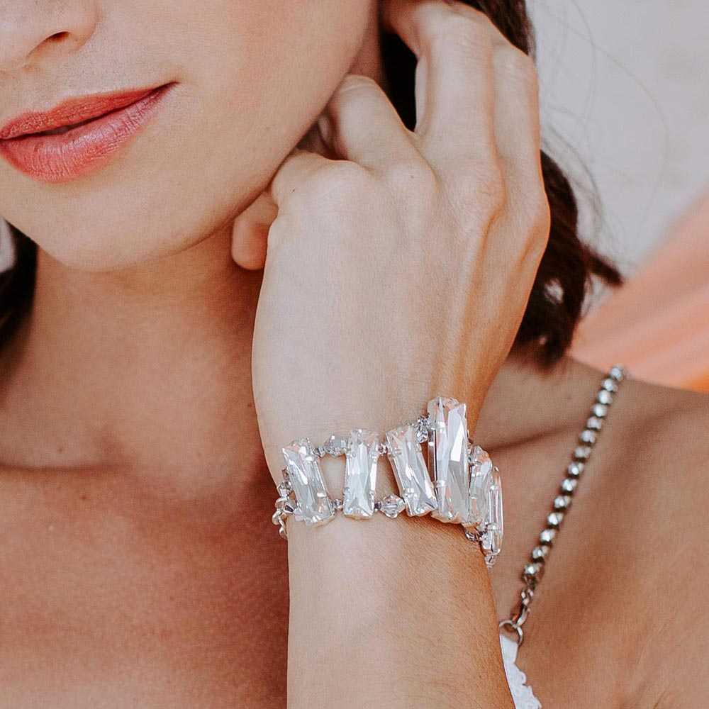 Kara Rectangle Crystal Bracelet