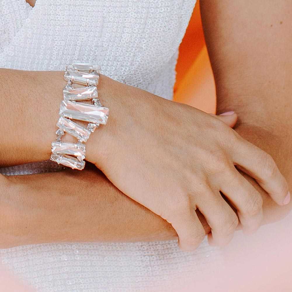 Kara Rectangle Crystal Bracelet