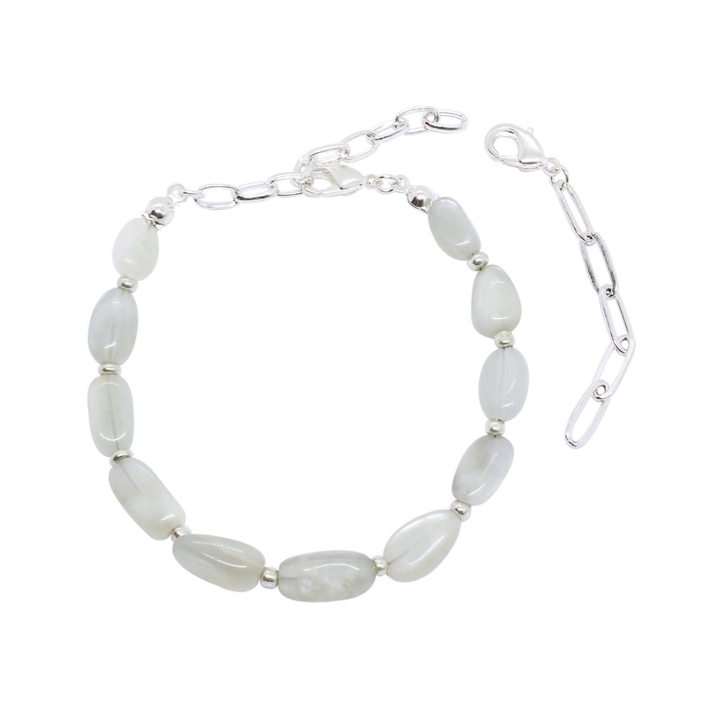 Neomi natural stone bracelet, moonstone bracelet and anklet