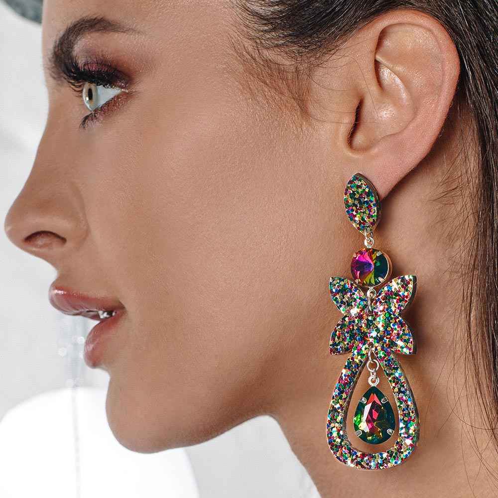 Ophelia Glitter Statement Earrings