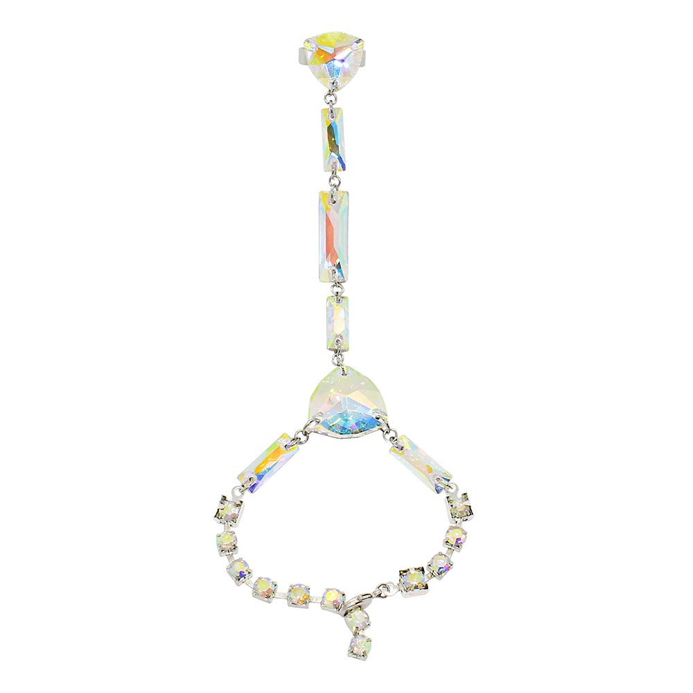 Xanadu Iridescent Crystal Ring Bracelet
