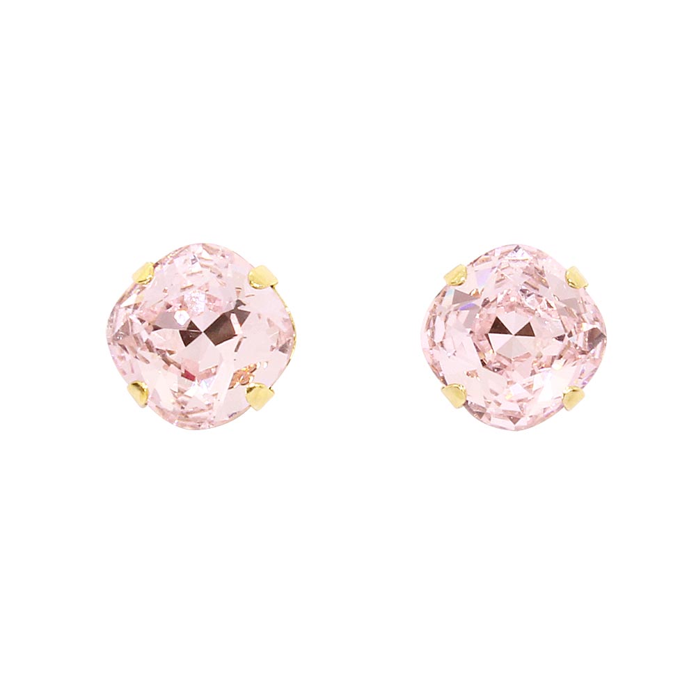 Zodiac Crystal Birthstone Stud Earrings