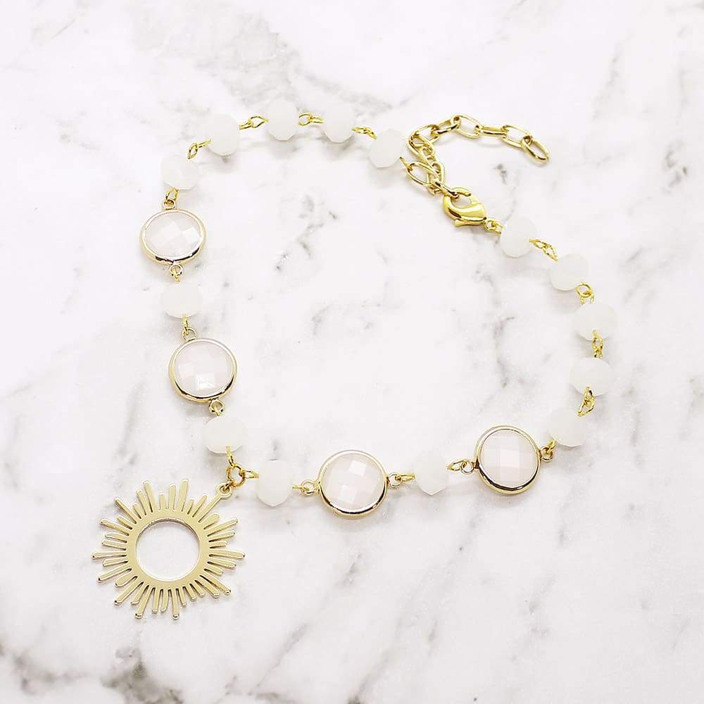 Single Alula Bohemian Sun Anklet