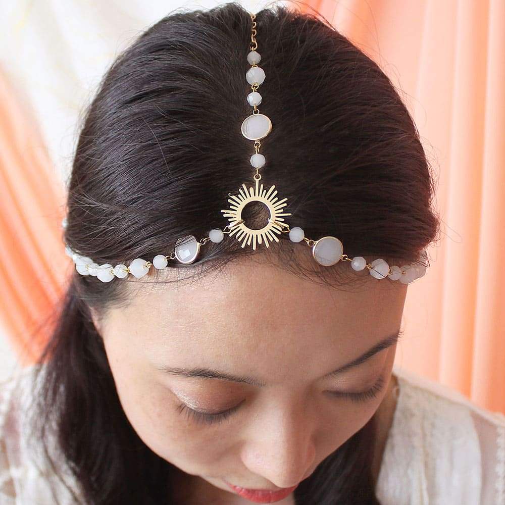 Alula Bohemian Head Chain from top