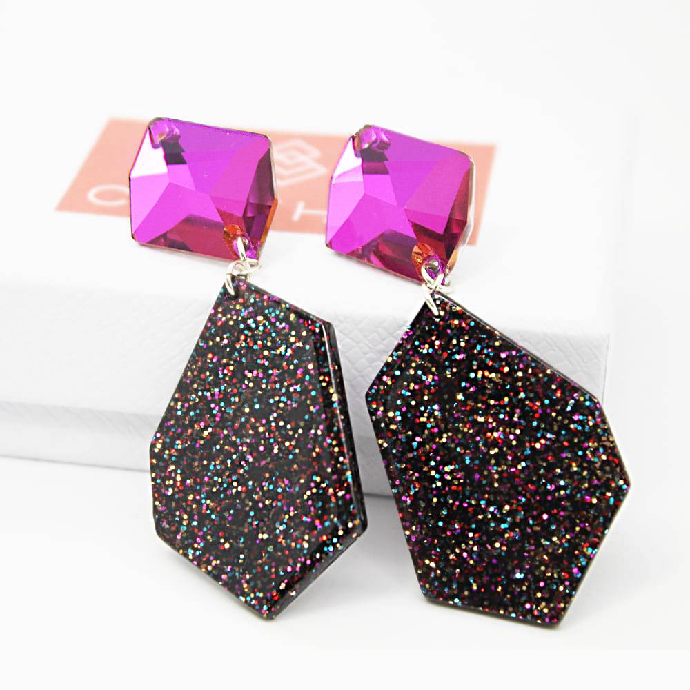 Galaxy Geometric Earrings