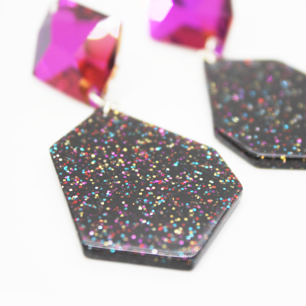 Galaxy Geometric Earrings