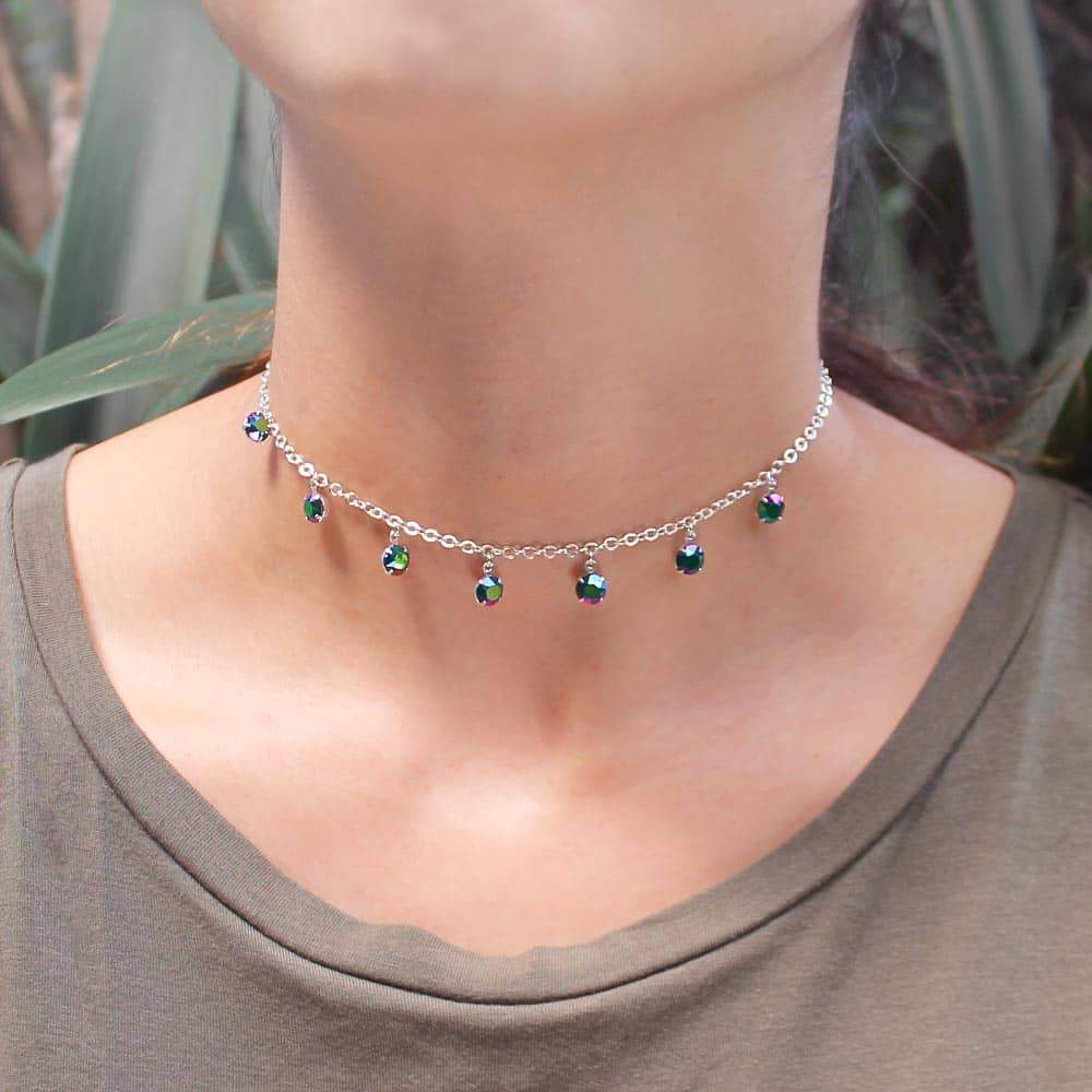 Harley Dainty Crystal Choker Necklace