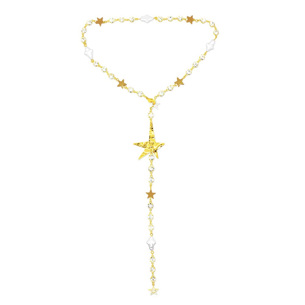 Iggy Long Lariat Star Necklace