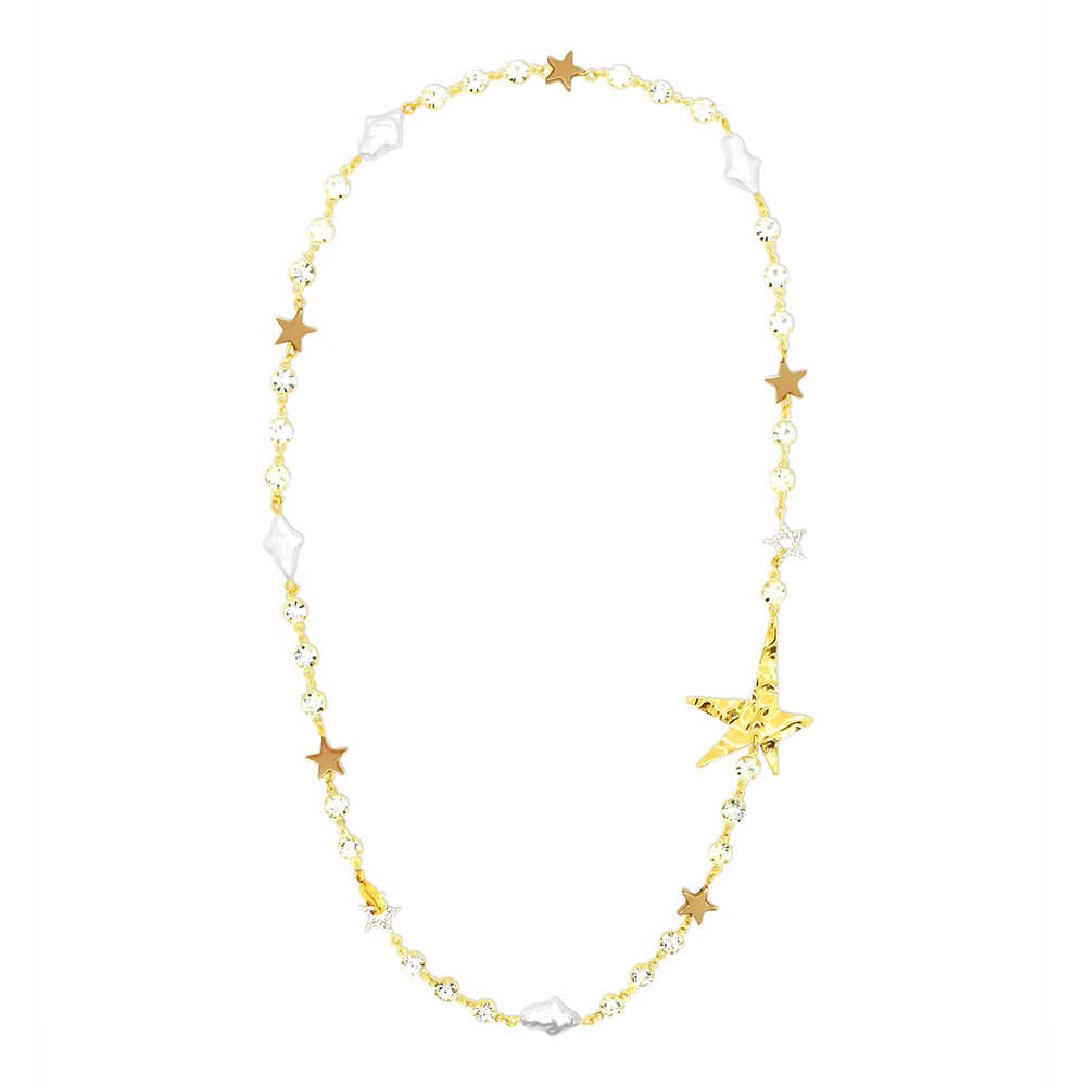 Iggy Long Lariat Star Necklace