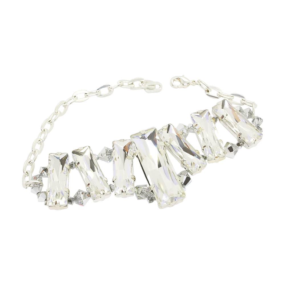 Kara Rectangle Crystal Bracelet