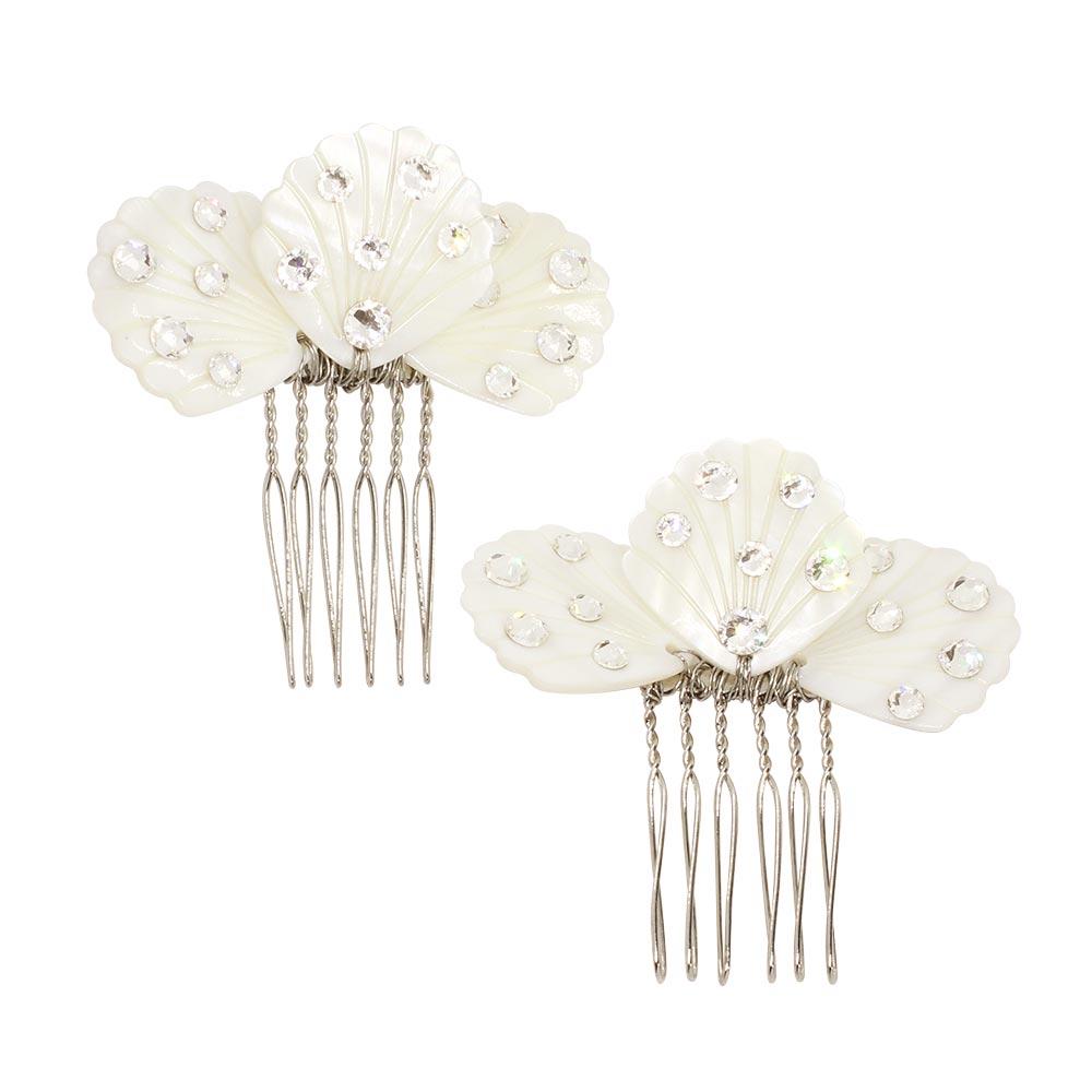 Nixi Pearl Shell Comb Set