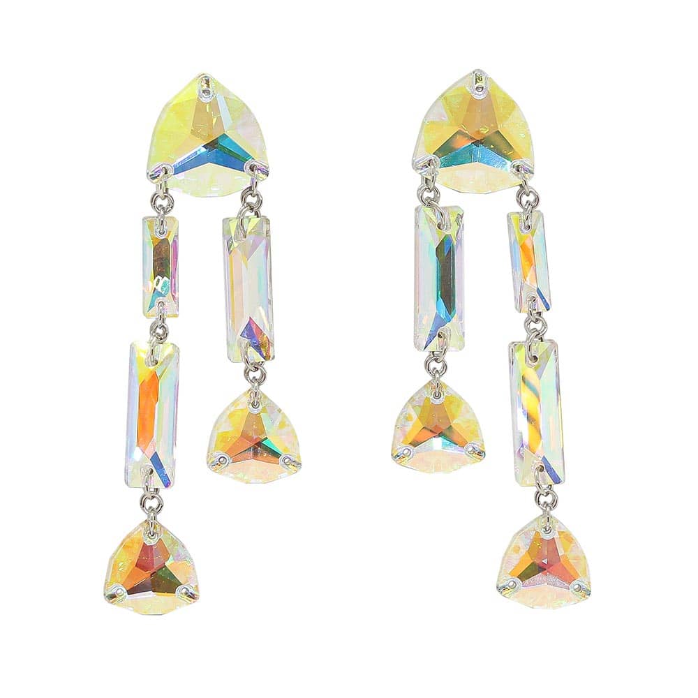 Xanadu iridescent crystal earrings